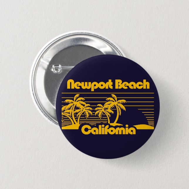 Newport Beach California Knapp (Framsida & baksida)