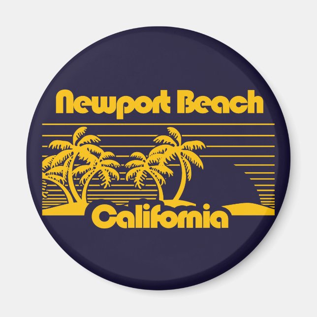 Newport Beach California Magnet (Framsidan)
