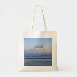 Newport Beach California Ocean Sunrise Blue Tygkasse