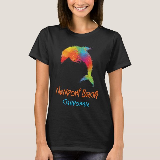 Newport Beach  California  Souvenir T Shirt (Framsida)