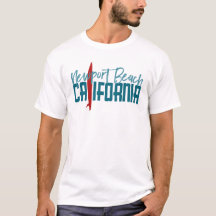 Newport Beach California T-shirt - Surfboard