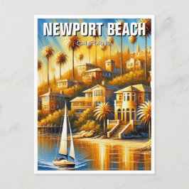 Newport Beach California Vykort