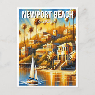 Newport Beach California Vykort