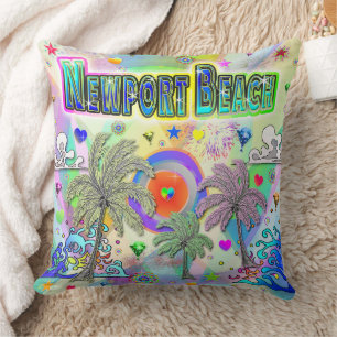 Newport Beach Deep Dream Pillow Kudde