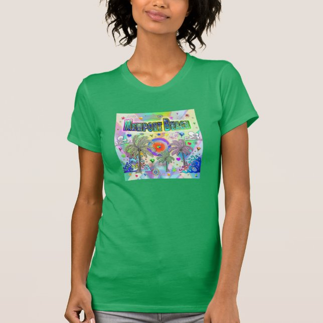 Newport Beach Deep Dream T-Shirt (Framsida)