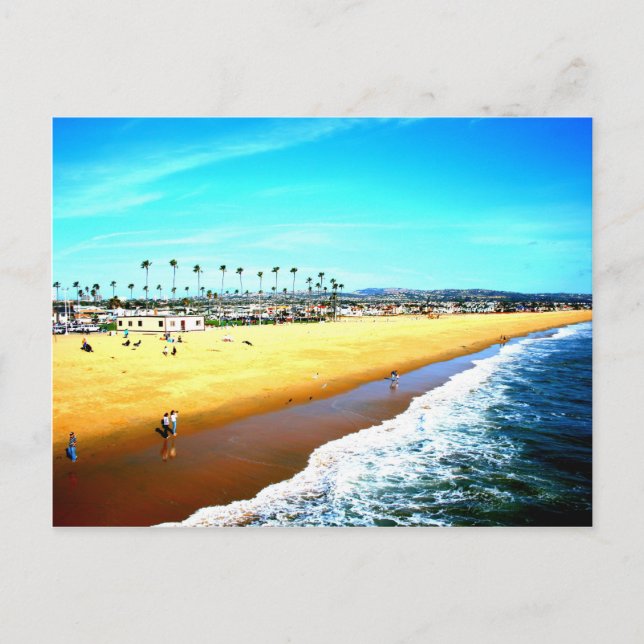Newport Beach Kalifornien oceanen bild Vykort (Framsida)