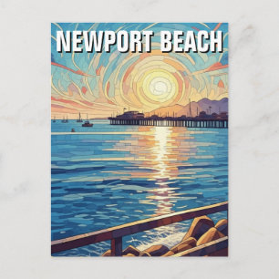 Newport Beach Kalifornien Vykort