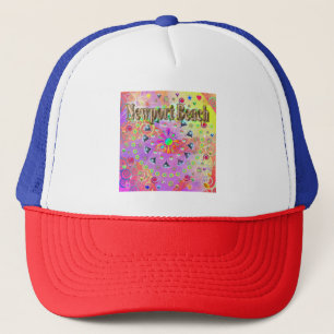 Newport Beach Lucky Golden Hat Keps