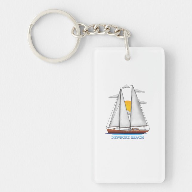 Newport Beach Nautical Sailing Sailor (Framsidan)