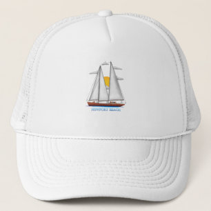 Newport Beach Nautical Sailing Sailor Keps