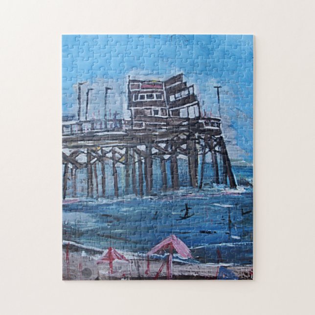 NEWPORT BEACH PIER PUSSEL (Vertikal)