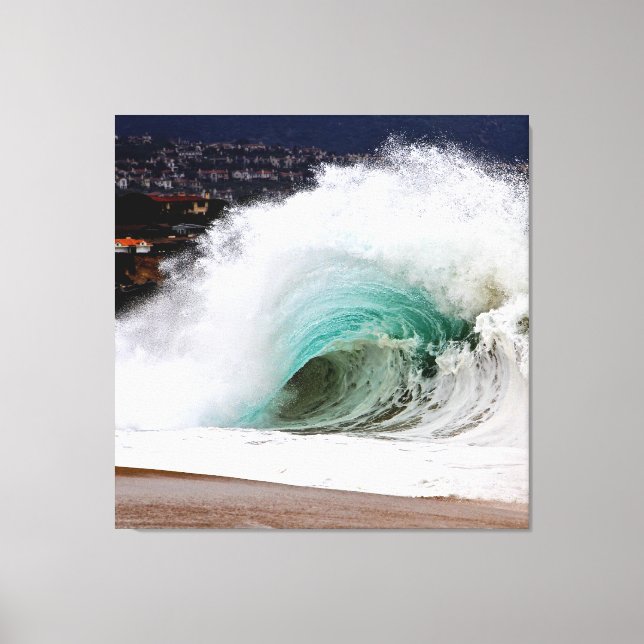 Newport Beach Pinwheel Wave (Canvas 40" x 40")  Canvastryck (Framsida)