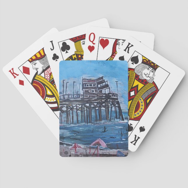 NEWPORT BEACH PIR SPEL KORT (Baksidan)