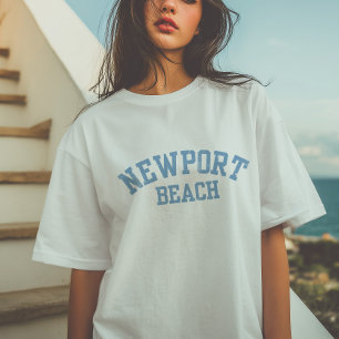 Newport Beach Retro T-shirt Unisex på svenska