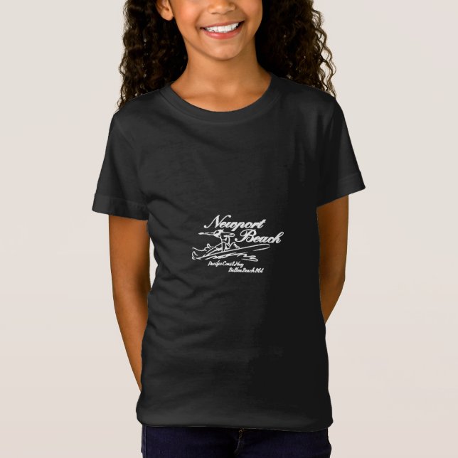 newport beach t shirt (Framsida)