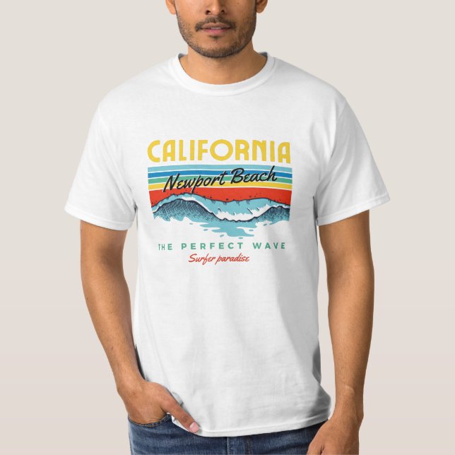 Newport Beach T Shirt (Framsida)