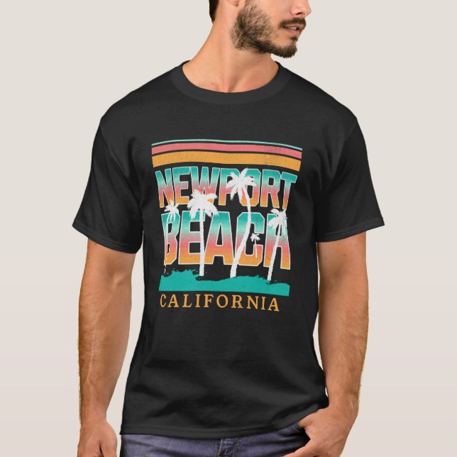 Newport Beach T Shirt (Framsida)