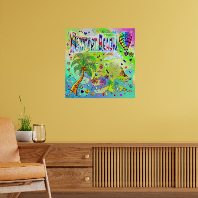 Newport Beach Timless Melody Poster (Vardagsrum 2)
