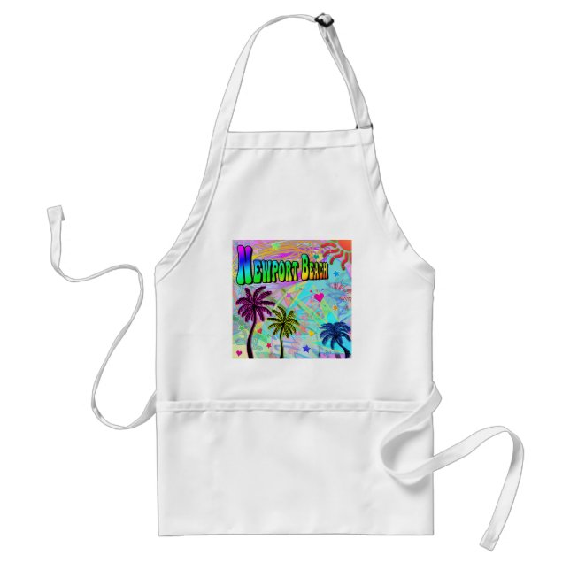 Newport Beach Vivid Romantik Apron Förkläde (Framsidan)