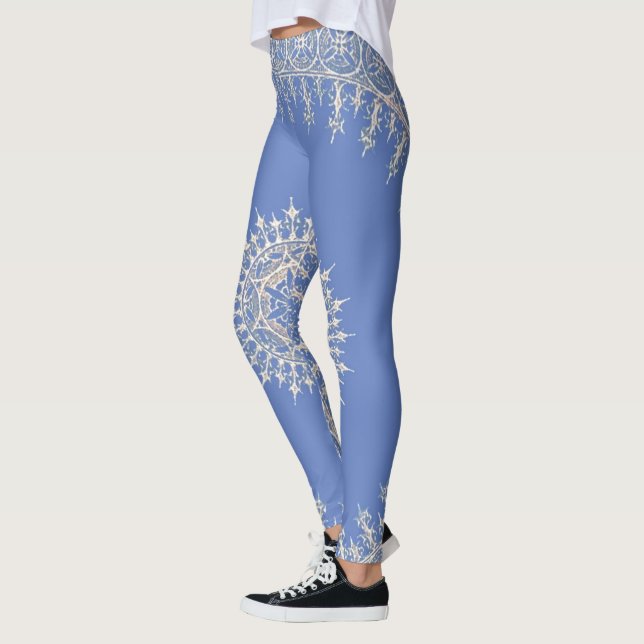 Newport blått leggings (Vänster)