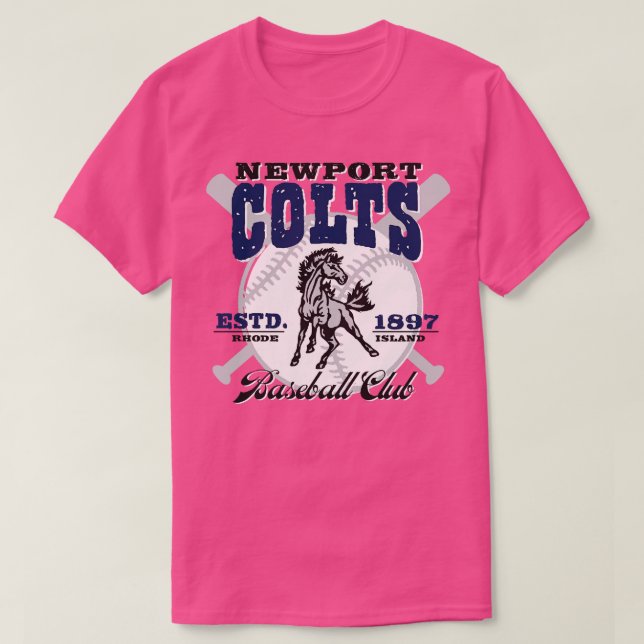 Newport Colts Baseball T Shirt (Design framsida)