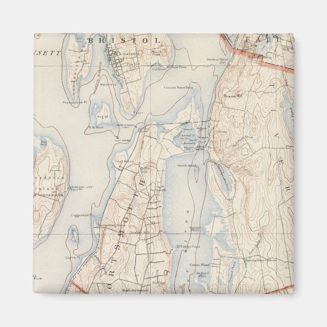 Newport County, Rhode island Magnet (Framsidan)