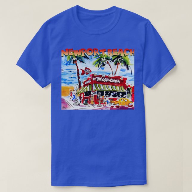 Newport Crab Cooker Classic TShirt T Shirt (Design framsida)