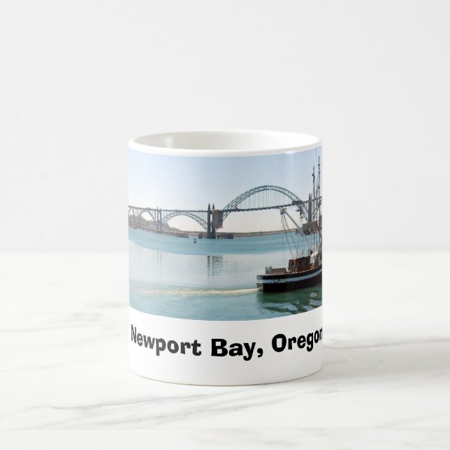 Newport fjärd, Oregon Kaffemugg (Center)