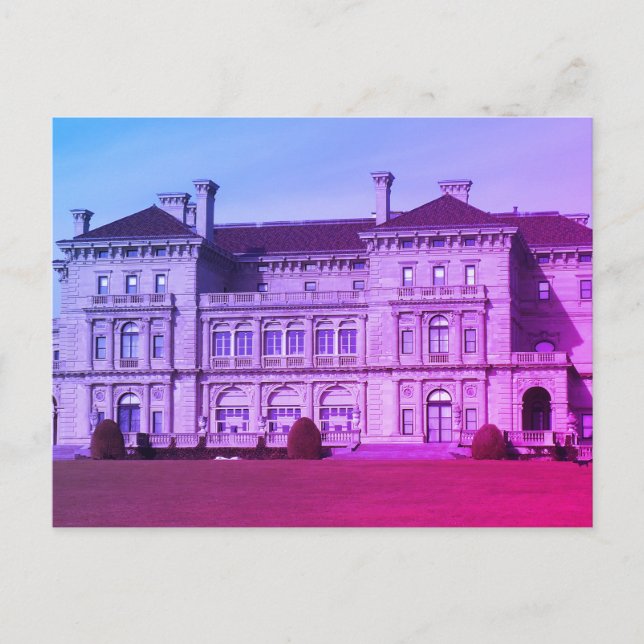 Newport herrgård - klippa gå, Rhode - ö Vykort (Framsida)