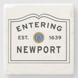 Newport Infartsskylt Stenunderlägg