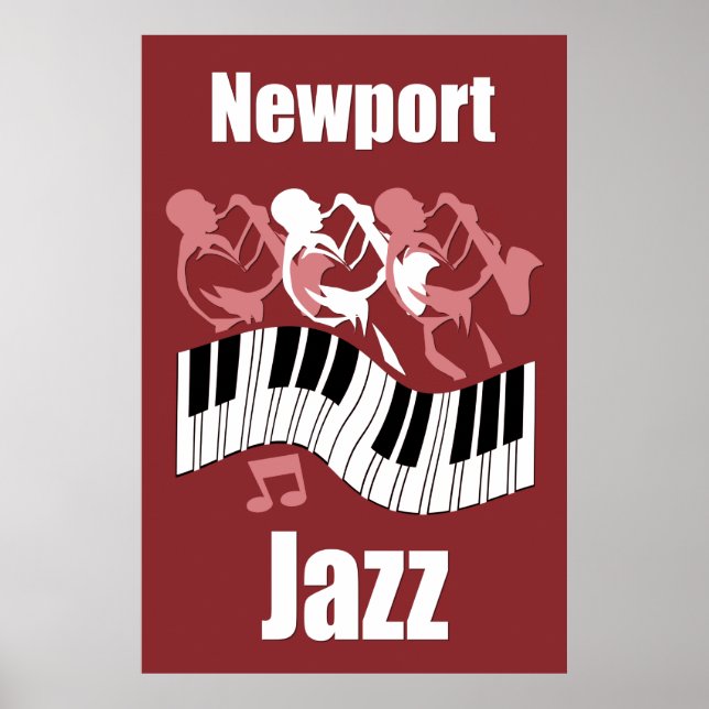 Newport jazz poster (Framsidan)