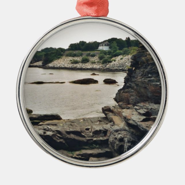 Newport klippa julgransprydnad metall (Framsidan)