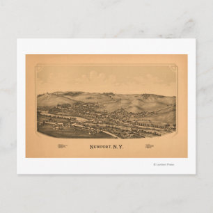 Newport, New YorkPanoramic MapNewport, NY Vykort