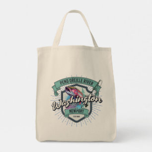 Newport (Pend Oreille River), Washington Tote Bag Tygkasse