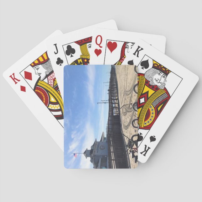 Newport Pier, Newport Beach, Kalifornien Casinokort (Baksidan)