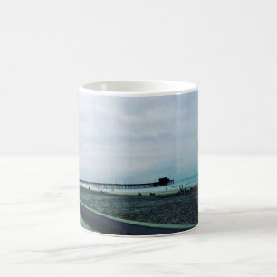 Newport Pier, Newport Beach, Kalifornien Kaffemugg