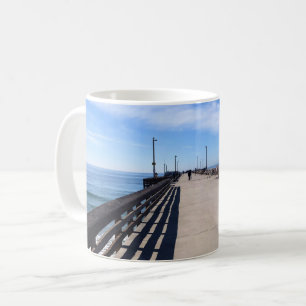 Newport Pier, Newport Beach, Kalifornien Kaffemugg