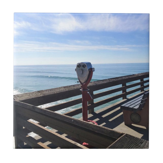 Newport Pier, Newport Beach, Kalifornien Kakelplatta (Framsidan)