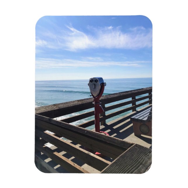 Newport Pier, Newport Beach, Kalifornien Magnet (Vertikal)