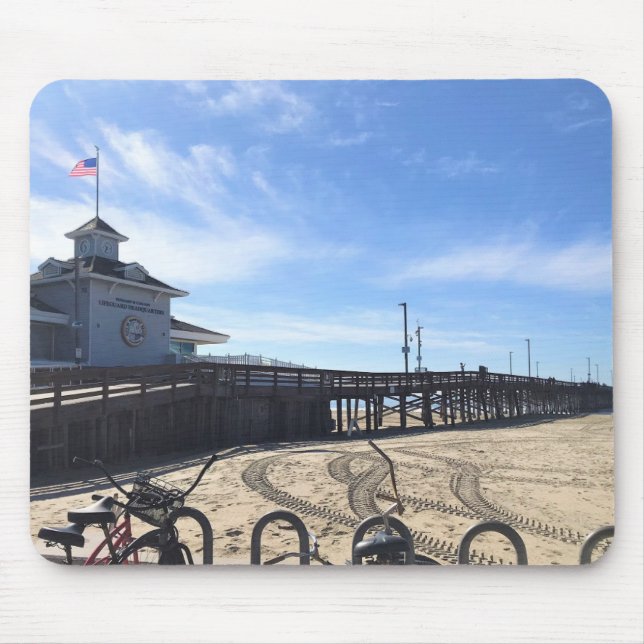 Newport Pier, Newport Beach, Kalifornien Musmatta (Framsidan)