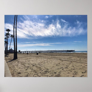 Newport Pier, Newport Beach, Kalifornien Poster