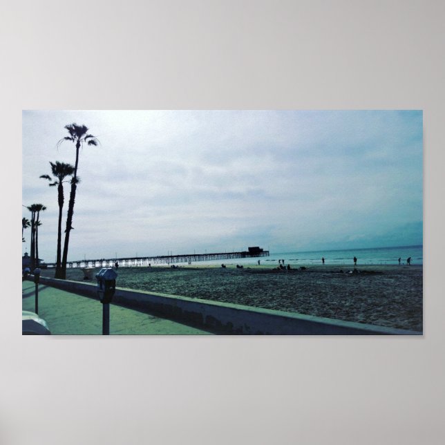 Newport Pier, Newport Beach, Kalifornien Poster (Framsidan)