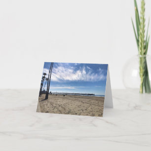 Newport Pier, Newport Beach, Kalifornien Tack Kort