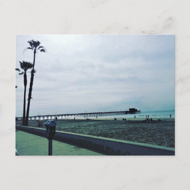 Newport Pier, Newport Beach, Kalifornien Vykort (Framsida)