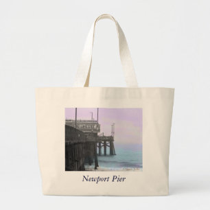 Newport Pier - tonad fotobag Jumbo Tygkasse