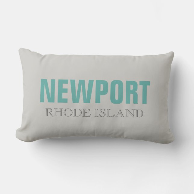 Newport Rhode island Beach Dekorativ kudde (Framsida)