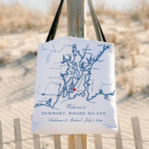 Newport Rhode Island Bröllskaps Välkomstkasse