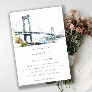Newport Rhode island Förenade Stater Bröllop Inbjudningar