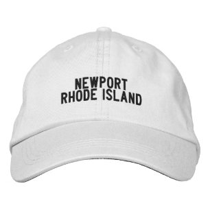 Newport Rhode Island Hatt Broderad Keps