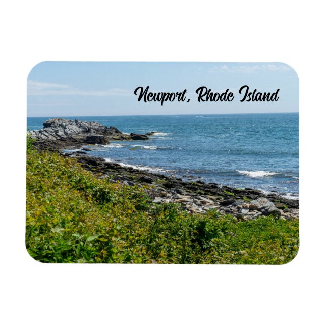 Newport, Rhode island Kusten Magnet (Horisontell)